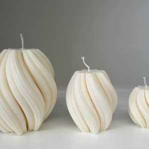 Περιστρεφόμενο Χειροποίητο Αρωματικό Κερί Σόγιας