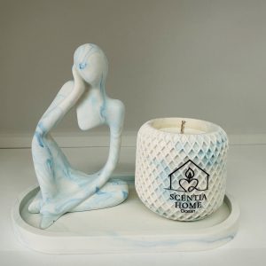 Σετ Διακόσμησης «Ωκεανός» με Κερί Σόγιας & Ακρυλική Ρητίνη