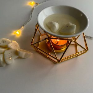 Καυστήρας Αρωμάτων Μεταλλικός με Κεραμικό Μπολ