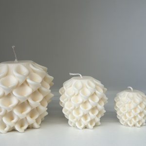 Διακοσμητικά Κεριά Γεωμετρικού Σχεδιασμού από Κερί Σόγιας