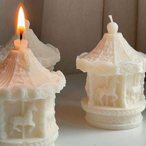 Μαγικό Καρουζέλ – Χειροποίητο Αρωματικό Κερί Σόγιας