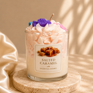 Pink Caramel Dream – Χειροποίητο Αρωματικό Κερί Σόγιας