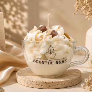 Αρωματικό Κερί Coffee – Χειροποίητη Διακόσμηση από Κερί Σόγιας