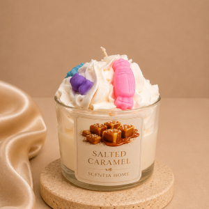 Pink Caramel Dream – Χειροποίητο Αρωματικό Κερί Σόγιας