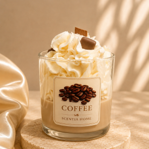 Αρωματικό Κερί Coffee – Χειροποίητη Διακόσμηση από Κερί Σόγιας